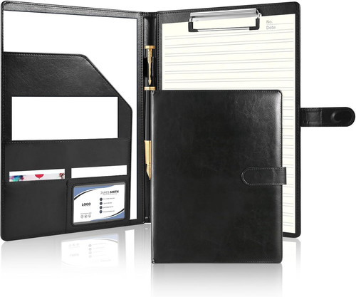 Professional leather portfolio - leather,