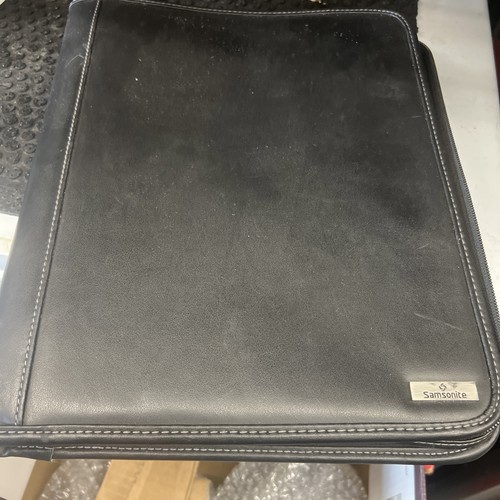 Samsonite black leather - black,